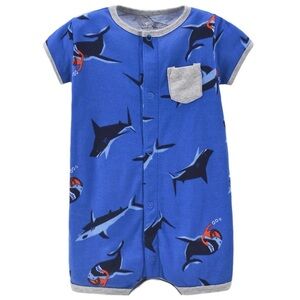 Sharks Boys Romper